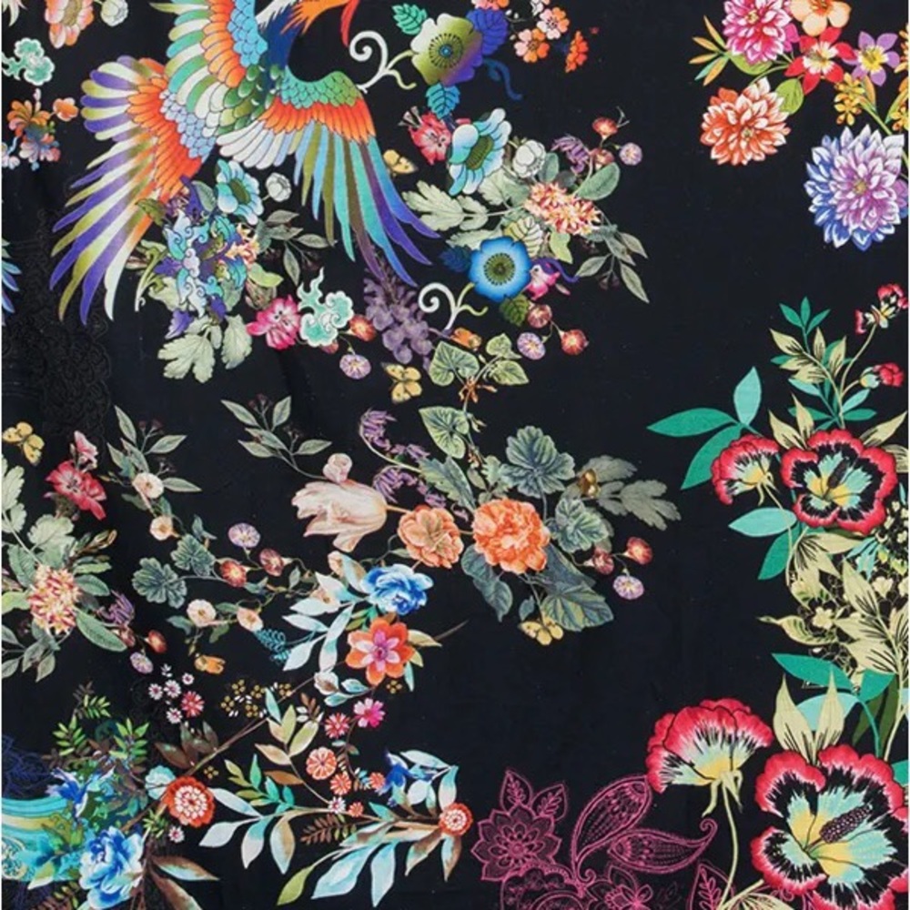 Johnny Was Dreamer Noir tablecloth
